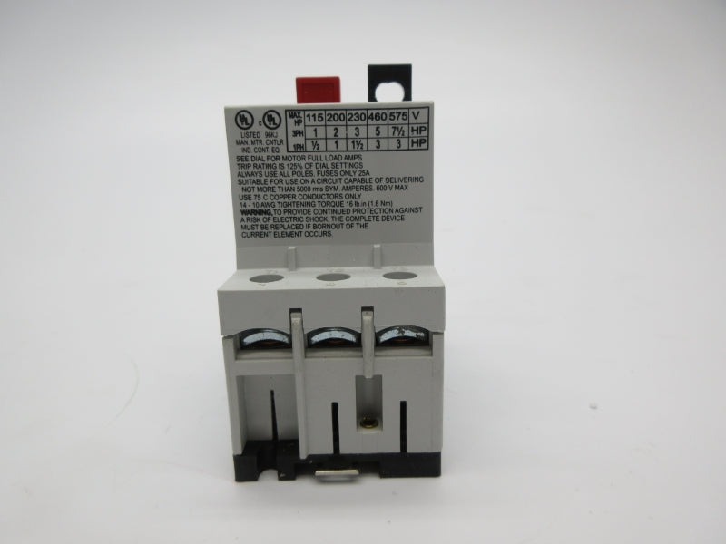 LOVATO LMS 25 10T 6.3-10A NSNP