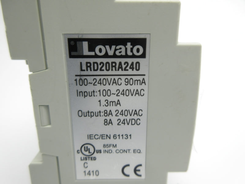 LOVATO LRD20RA240 100-240VAC NSNP