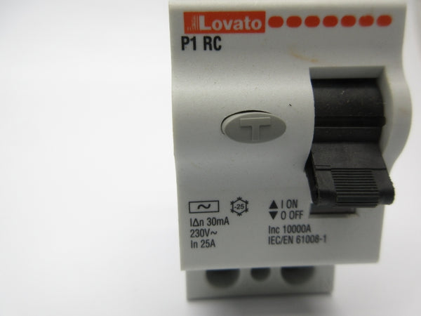 LOVATO P1 RC 2P 25A 230V 25A NSNP