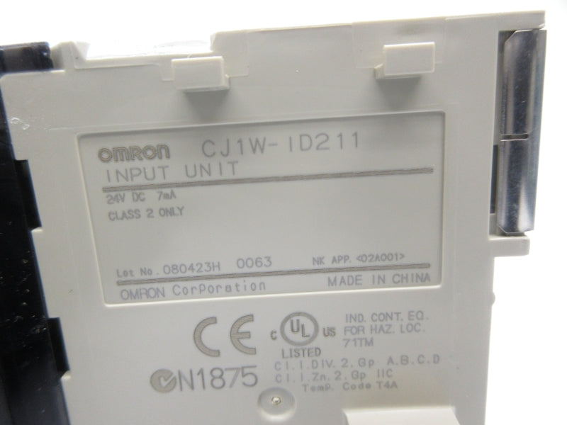 OMRON CJ1W-ID211 24VDC NSNP