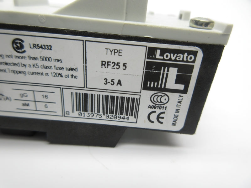 LOVATO RF25 5 3-5A NSNP