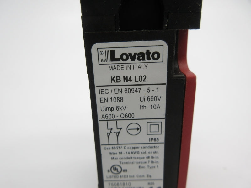 LOVATO KB N4 L02 690V 10A NSNP