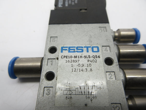 FESTO CPE10-M1H-5LS-QS6 162897 24VDC UNMP