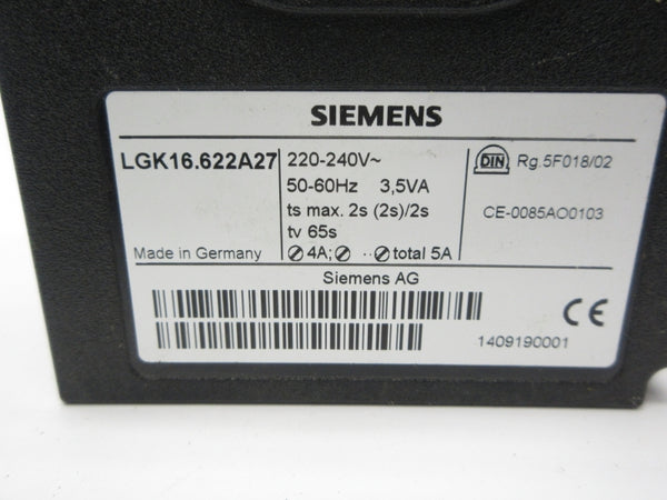 SIEMENS LGK16.622A27 220-240V UNMP