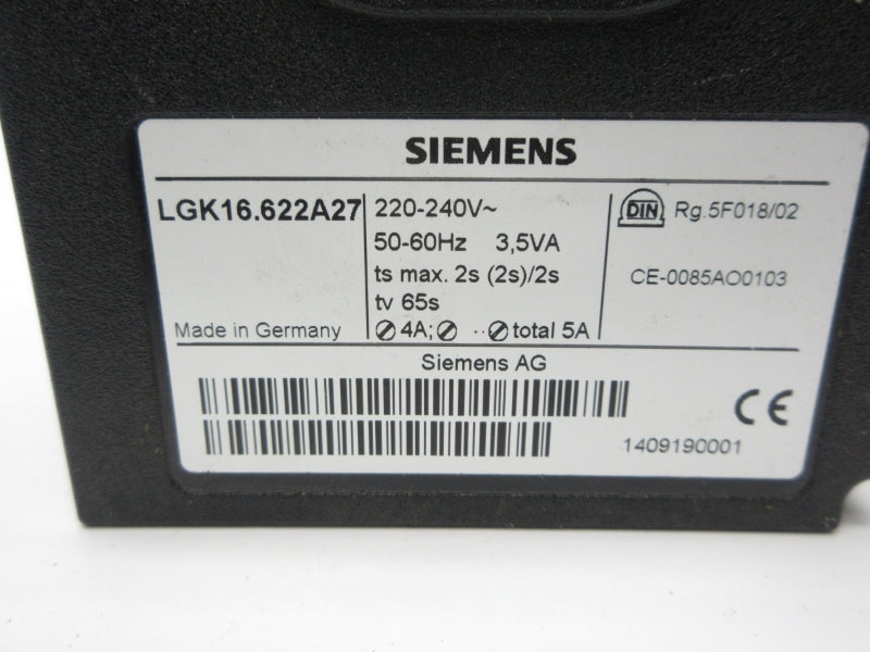 SIEMENS LGK16.622A27 220-240V UNMP