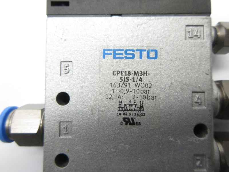 FESTO CPE18-M3H-5JS-1/4 163791 198-253VAC UNMP