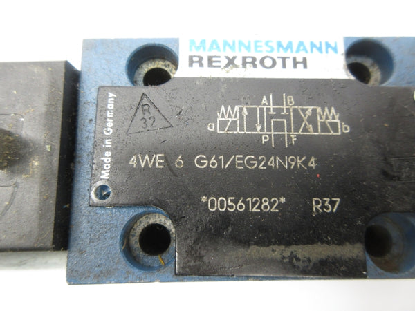 REXROTH 4WE6G61/EG24N9K4 24VDC 1.25A UNMP