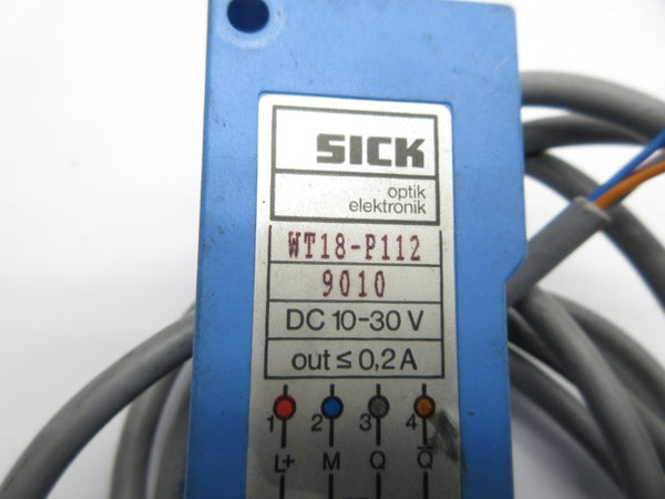 SICK WT18-P112 10-30VDC 0.2A UNMP