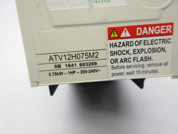 SCHNEIDER ELECTRIC ATV12H075M2 200-240V UNMP