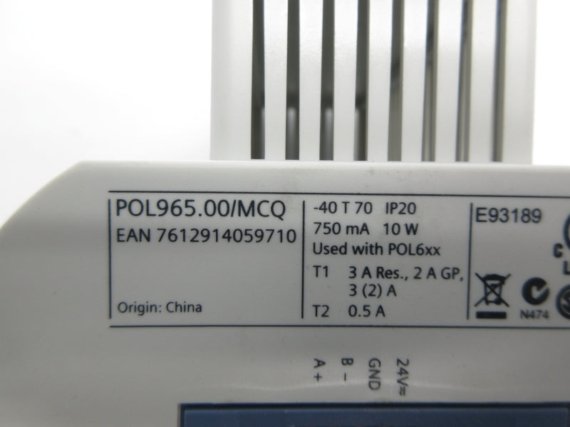 SIEMENS POL965.00/MCQ MT3025 NSNP