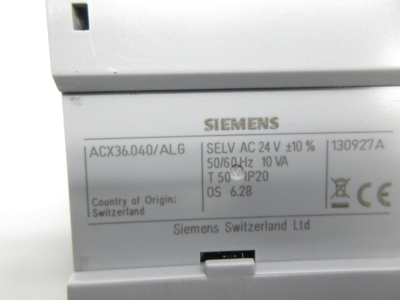 SIEMENS ACX36.040/ALG 24VAC NSNP