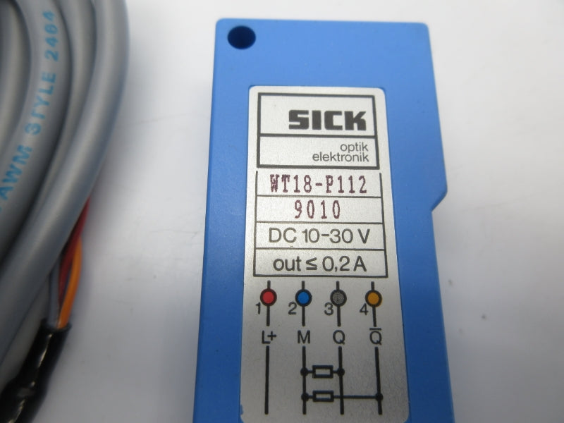 SICK WT18-P112 10-30VDC 0.2A NSNP