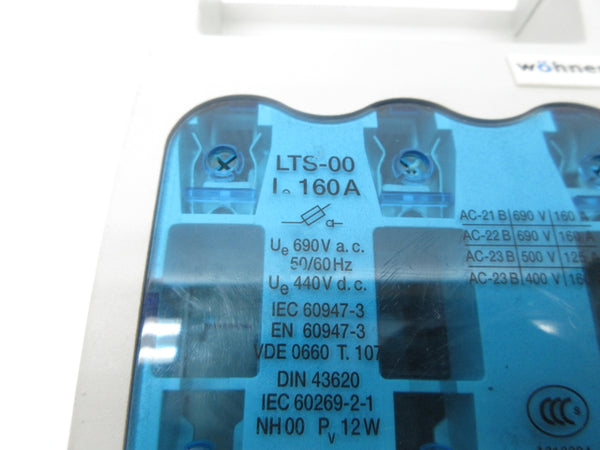 WOHNER LTS-00 690VAC 160A NSNP