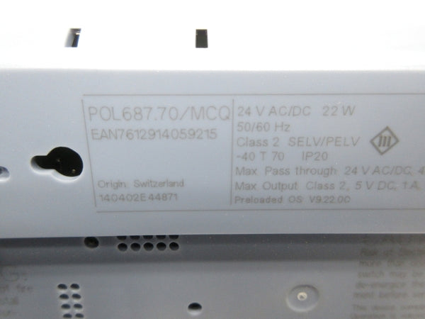 SIEMENS POL687.70/MCQ 24VAC/DC NSNP