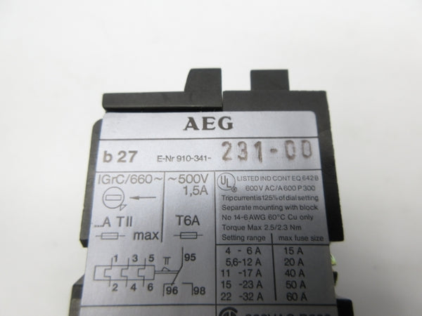 AEG B27 910-341-231-00 5.6-8A NSNP