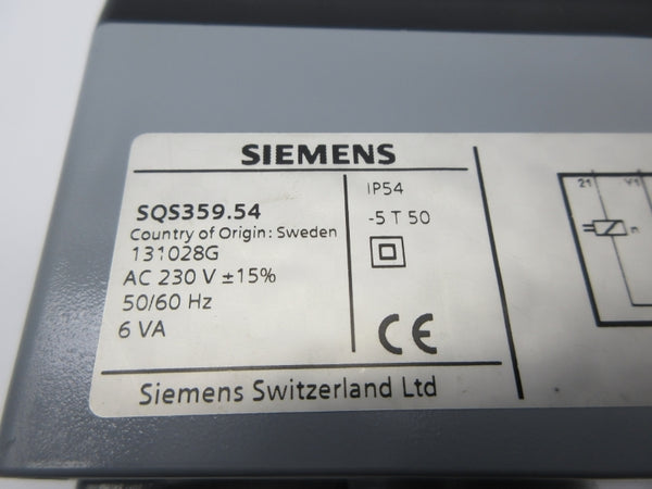 SIEMENS SQS359.54 230VAC NSNP