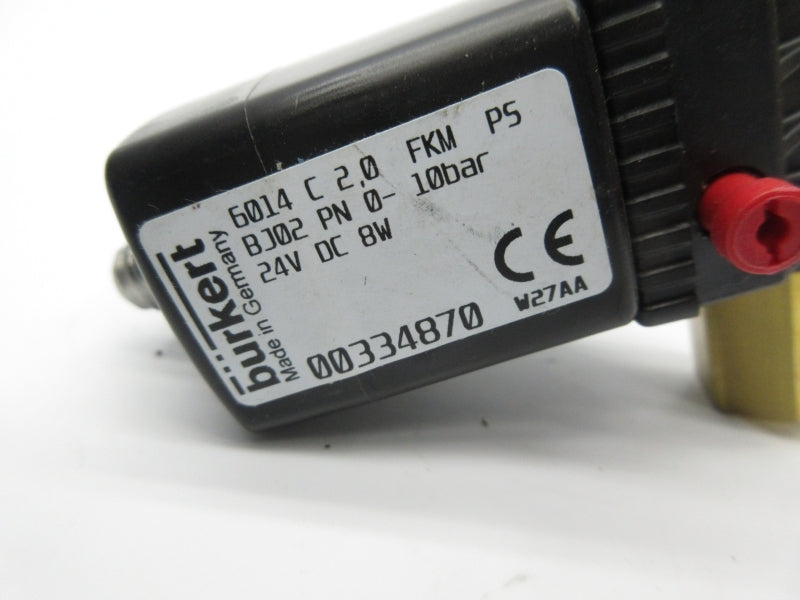 BURKERT 00334870 6014-C-2.0-FKM-PS 24VDC NSNP