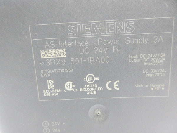 SIEMENS 3RX9501-1BA00 24VDC 4.5A NSNP