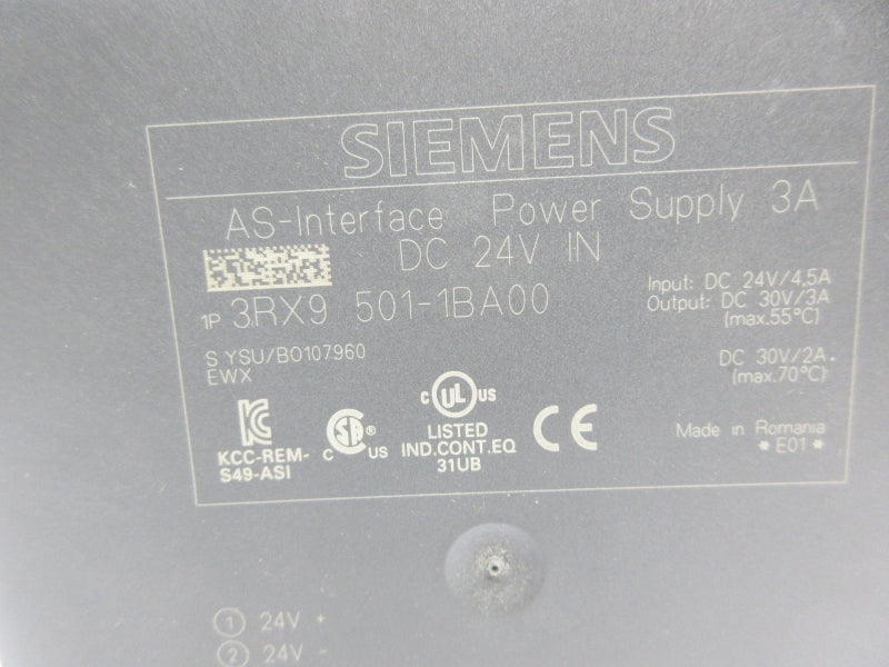 SIEMENS 3RX9501-1BA00 24VDC 4.5A NSNP