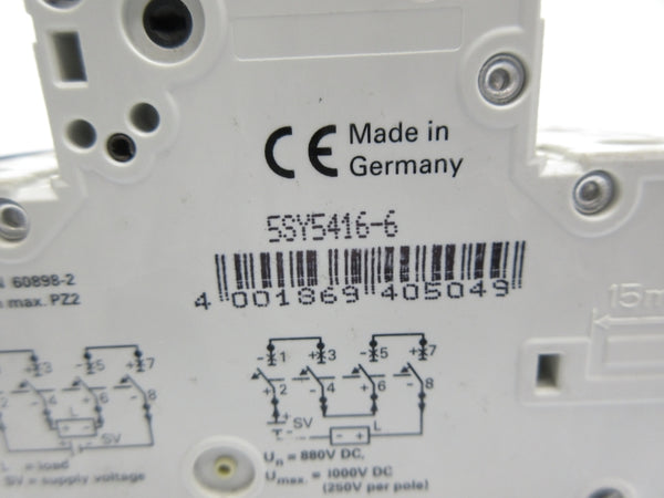 SIEMENS 5SY5416-6 400V 16A NSNP