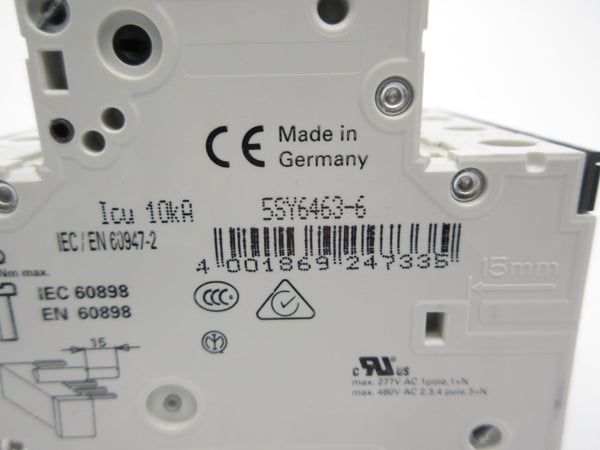 SIEMENS 5SY6463-6 400V 63A NSNP