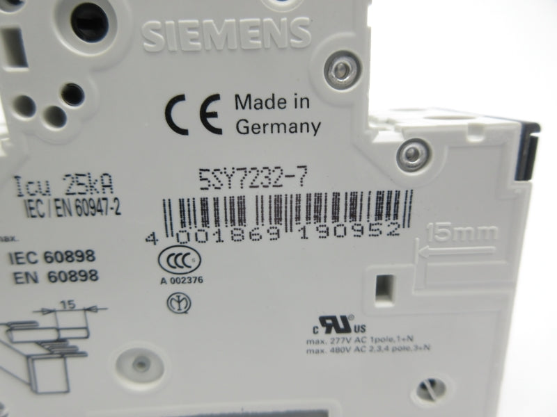 SIEMENS 5SY7232-7 400V 32A NSNP