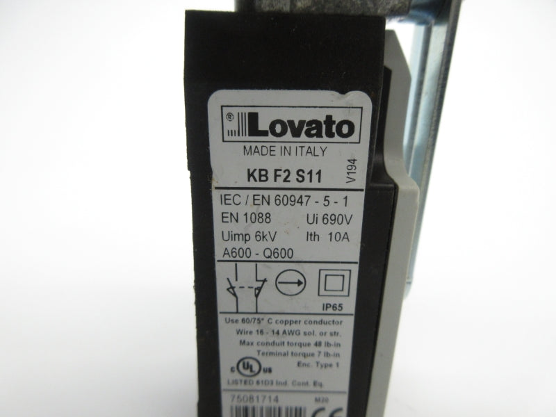 LOVATO KBF2S11 690V 10A NSNP