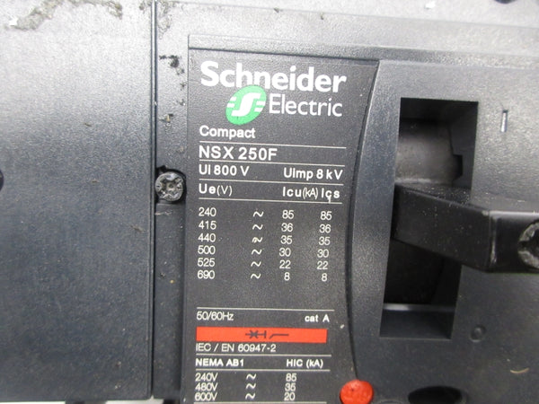 SCHNEIDER ELECTRIC NSX250F 800V 250A UNMP