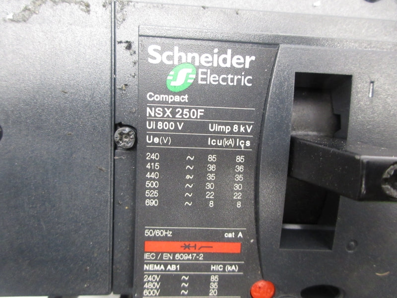 SCHNEIDER ELECTRIC NSX250F 800V 250A UNMP
