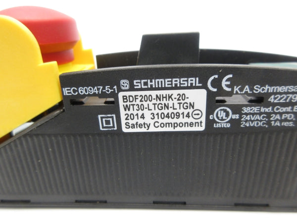 SCHMERSAL BDF200-NHK-20-WT30-LTGN-LTGN 24VAC NSNP