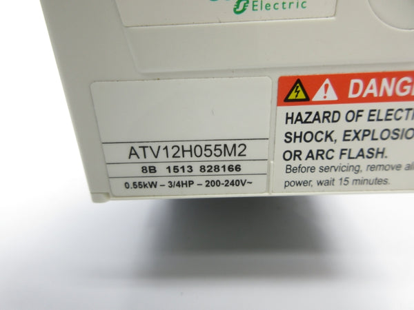 SCHNEIDER ELECTRIC ATV12H055M2 200-240V (AS PICTURED) NSNP