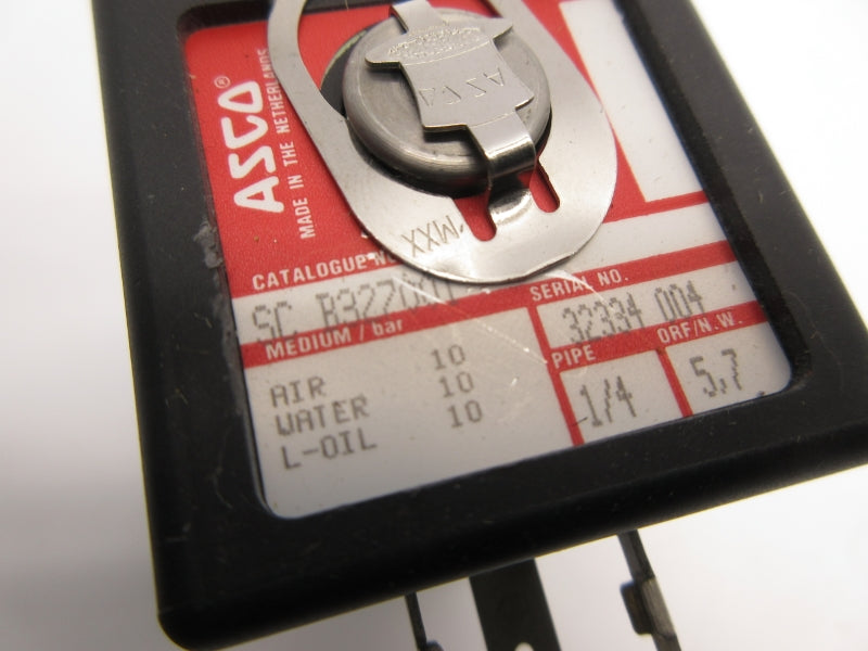 ASCO SCB327001 220VAC 10PSI 1/4" NSNP