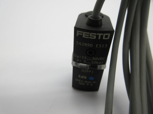 FESTO SDE5-D10-O-Q6E-P-K 542890 15-30VDC NSNP