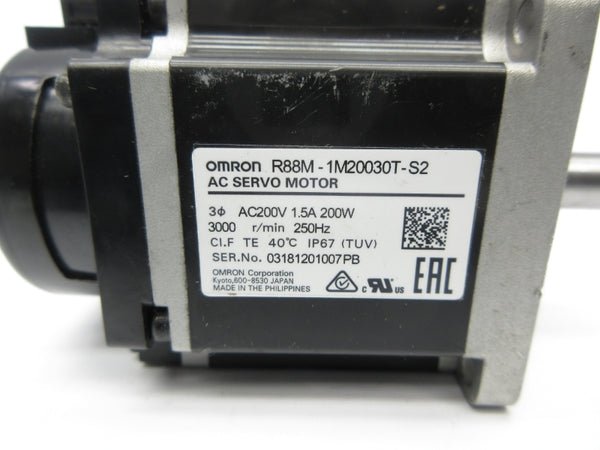 OMRON R88M-1M20030T-S2 200VAC 1.5A NSNP