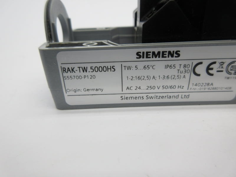 SIEMENS RAK-TW.5000HS 24/250VAC (AS PICTURED) NSNP