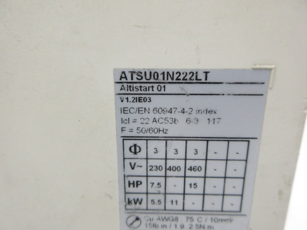 SCHNEIDER ELECTRIC ATSU01N222LT 24V (AS PICTURED) NSNP