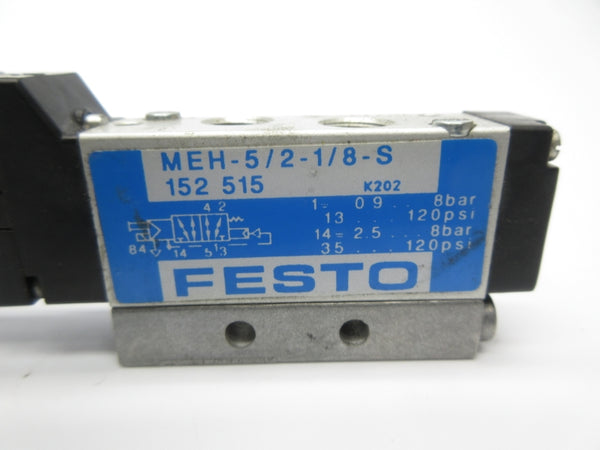 FESTO MEH-5/2-1/8-S 152515 35-120PSI NSNP