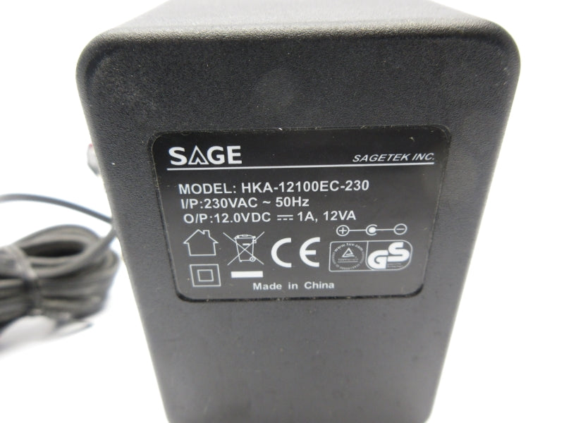 SAGE HKA-12100EC-230 230VAC NSNP