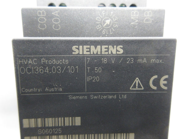 SIEMENS OCI364.03/101 7-18V NSNP