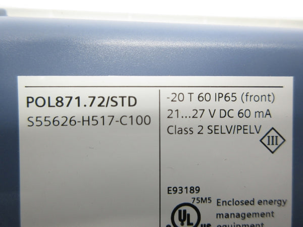 SIEMENS POL871.72/STD 21/27VDC NSNP