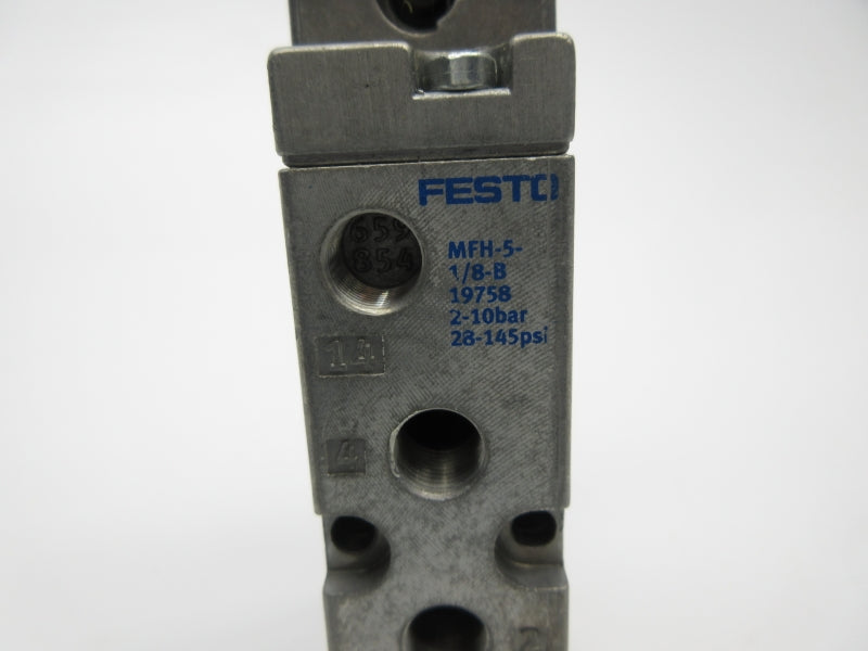 FESTO MFH-5-1/8-B 19758 28-145PSI (AS PICTURED) NSNP