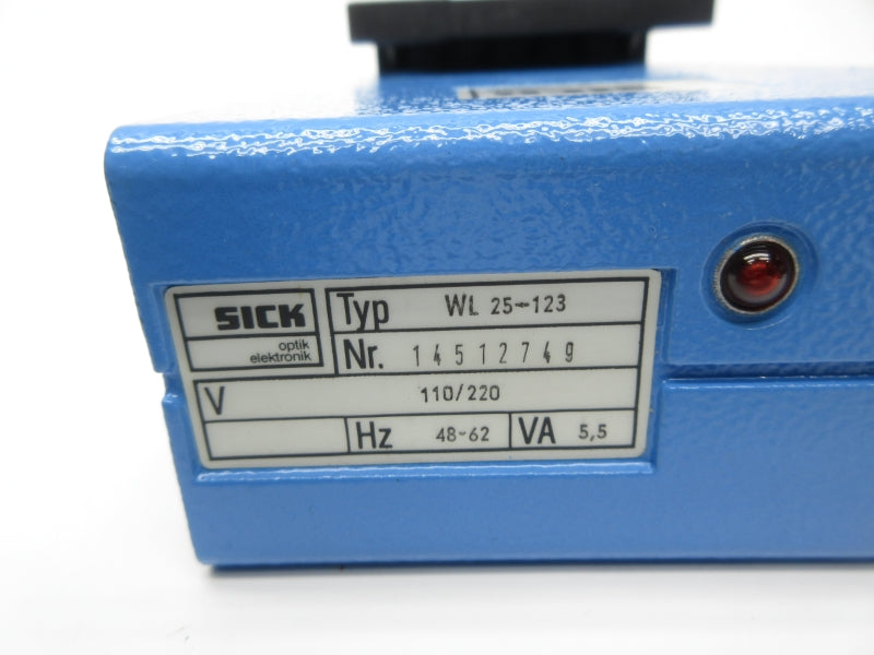 SICK WL25-123 14512749 110/220V NSNP
