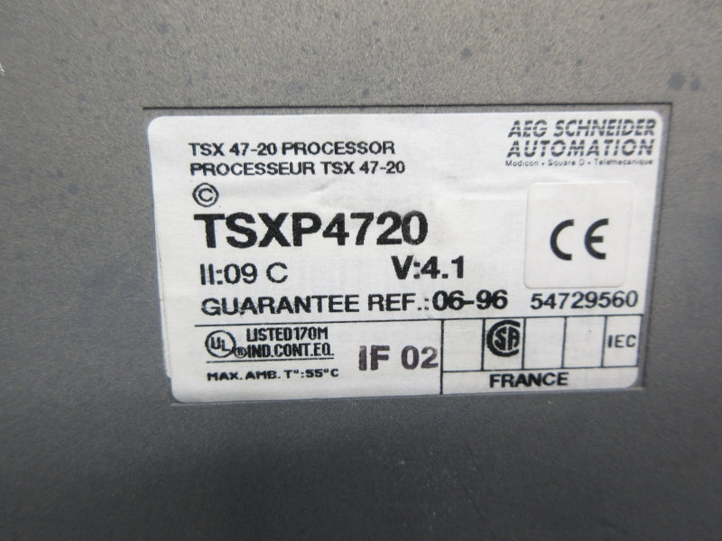 AEG SCHNEIDER AUTOMATION TSXP4720 NSNP