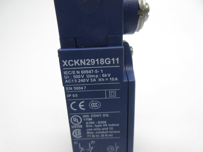 TELEMECANIQUE XCKN2918G11 240V 3A NSNP