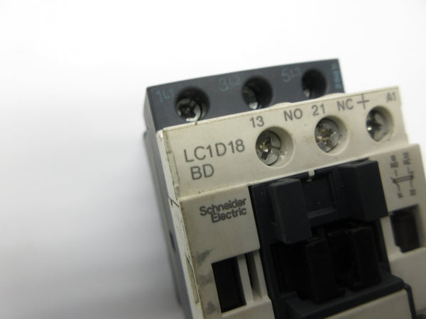 SCHNEIDER ELECTRIC LC1D18BD 24VDC (AS PICTURED) NSNP