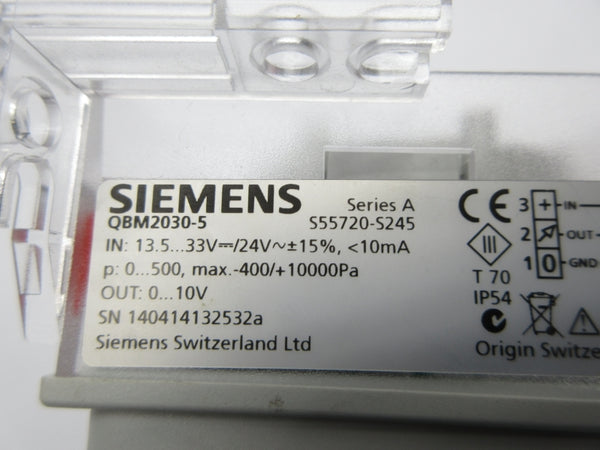 SIEMENS QBM2030-5 SER. A 13.5/33V NSNP