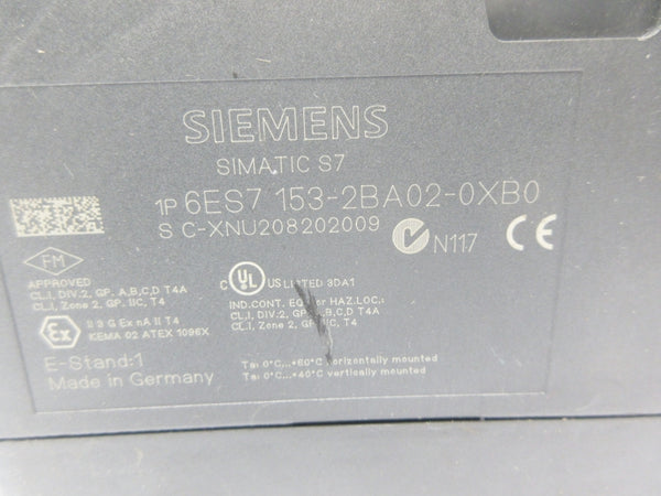 SIEMENS 6ES7153-2BA02-0XB0 NSNP