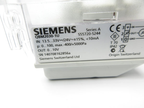 SIEMENS QBM2030-1U SER. A 13.5-33V NSNP