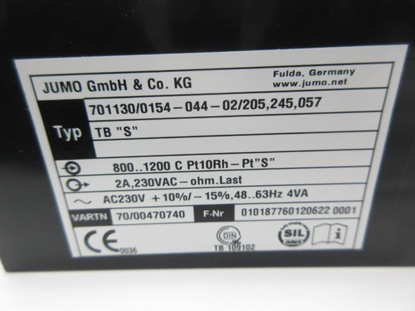 JUMO 701130/0154-044-02/205,245,057 TB 230VAC 2A NSNP