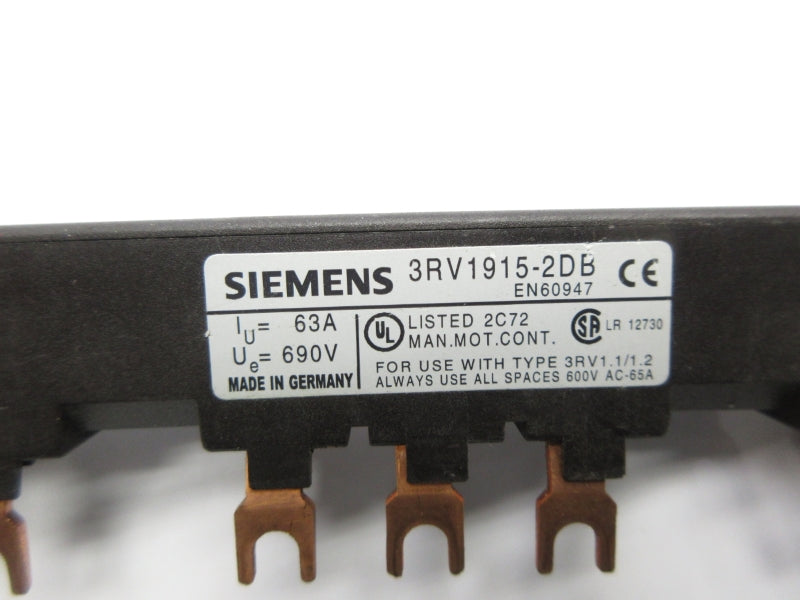SIEMENS 3RV1915-2DB 690V 63A NSNP